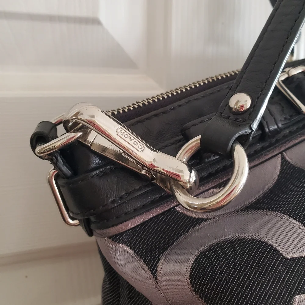 Coach Madison Op Art Sateen Sophia Satchel 18635